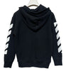 OFF WHITE Kinder schwarze Kapuzenjacke OBBE001F21FLE0011001 57375864 [P]