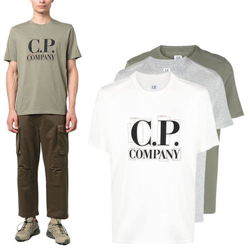 CP COMPANY Logo Kurzarm-T-Shirt 14CMTS189A 57440066