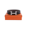 Hermes Reversible Leather Strap Belt with Gold Buckle 38mm H077971CAAG 150670877 [P]