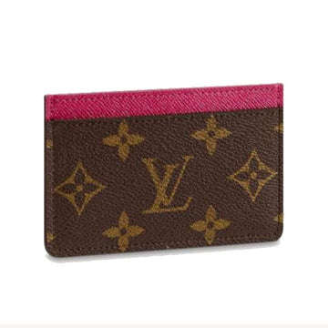 LOUIS VUITTON カードホルダー モノグラム フューシャ M60703 57519013