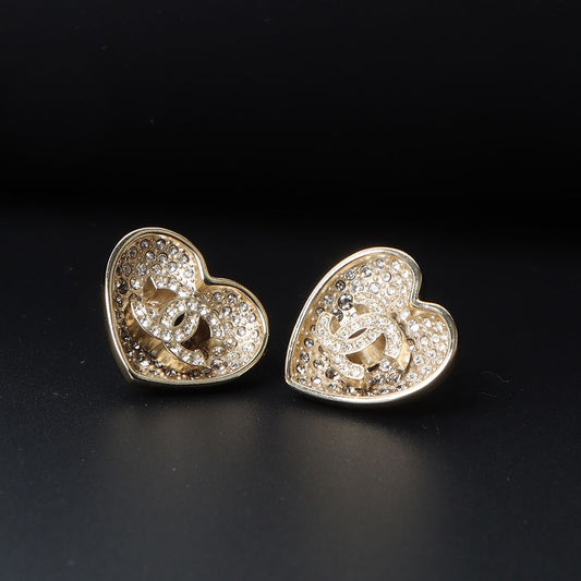 CHANEL Heart CC Logo Earrings 30905-2 57864756