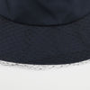 Dior Blue Cotton Blend Teddy D Veil Bucket Hat 58 Size 95TDD924G130 57572893 [P]