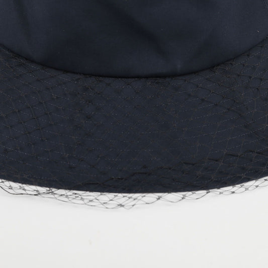 Dior Blue Cotton Blend Teddy D Veil Bucket Hat 58 57572893