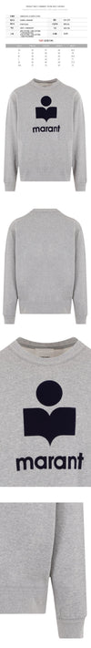 Isabel Marant 23FW MIKOY Logo Sweatshirt Gray Midnight SW0029HA A1M05H GYMD 57884564 [P]