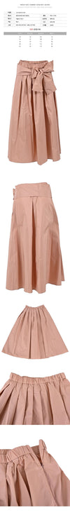 MAXMARA 23FW ZARDA タッピータ フル スカート ピーチ 2351060339 001 57885010 [P]