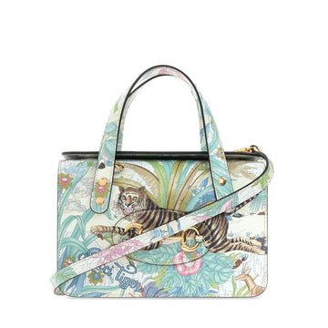 Gucci Multicolor Horsebit 1955 Tiger Shoulder Bag 645353 UTIAC 9270 58024420