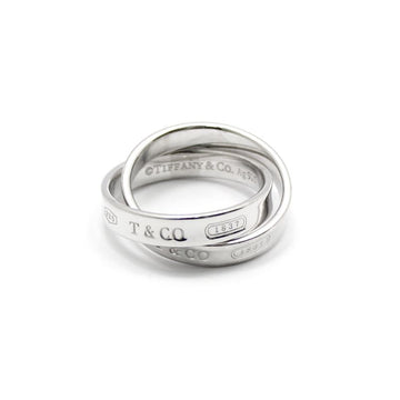 Tiffany & Co Sterling Silver 1837 Interlocking Circle Ring Size 8 58120258