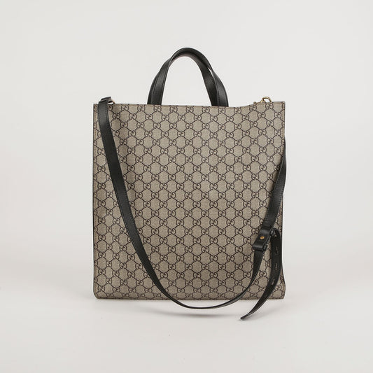 Gucci 450950 GG Supreme Canvas Kingsnake Printing Tote and Shoulder Bag 57693013
