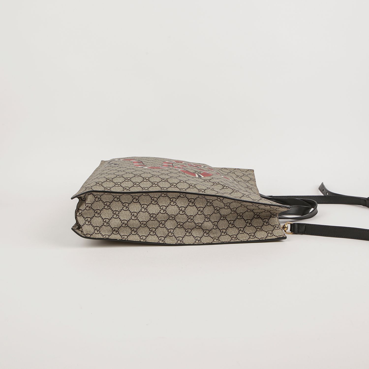 Gucci 450950 GG Supreme Canvas Kingsnake Printing Tote and