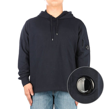 CP Company (15CMSS033A 002246G 888) Men's Lens Wappen Hooded Long Sleeve T-shirt 58159139