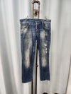 Dsquared2 Leather Tab Distressed Jeans Men 46/33 58222779 [P]