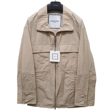 Wooyoungmi Beige Crinkle Pocket Jumper 58241379