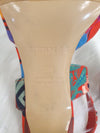 Hermes Multicolor Fabric Open Toe Slingback 230mm(36) 58273429 [P]