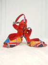 Hermes Multicolor Fabric Open Toe Slingback 230mm(36) 58273429 [P]