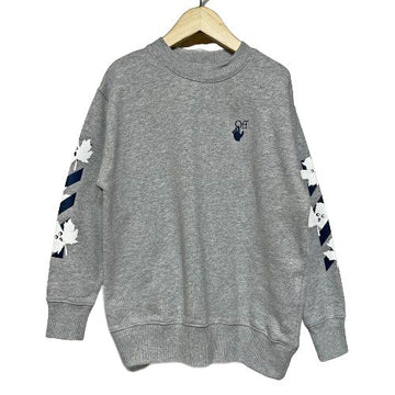 OFF WHITE Kinder Graues Sweatshirt OBBA001F21FLE0030546 58273755