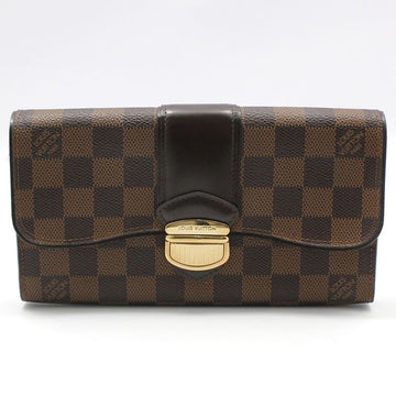 Louis Vuitton Damier Ebène Sistina Long Wallet N61747 58273798