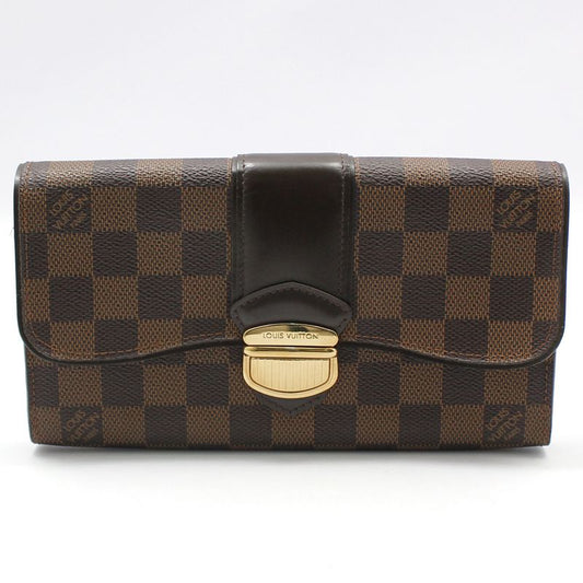 Louis Vuitton Damier Ebène Sistina Long Wallet N61747 58273798