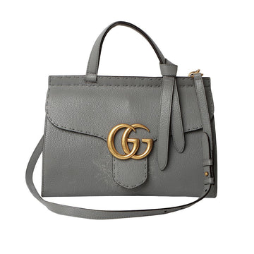 GUCCI 421890 GGマーモント トップハンドル スモール ショルダーバッグ /30942-1 58340537