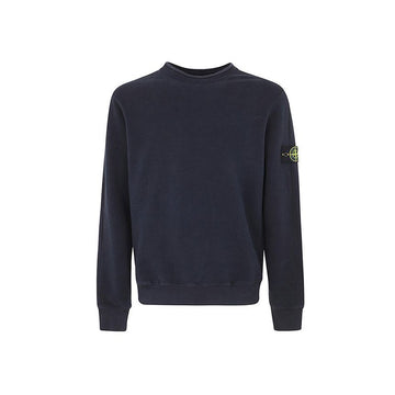 STONE ISLAND Patches Baumwoll Sweatshirt Navy 791561352 V0020 58384790