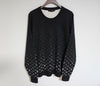 LOUIS VUITTON ブラック マルチ モノグラム ニット RM211Q XL 58463329 [P]