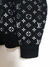LOUIS VUITTON ブラック マルチ モノグラム ニット RM211Q XL 58463329 [P]