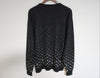 LOUIS VUITTON ブラック マルチ モノグラム ニット RM211Q XL 58463329 [P]