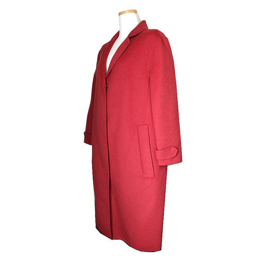 Burberry Pale Red Wool Blend Coat 55 58519281