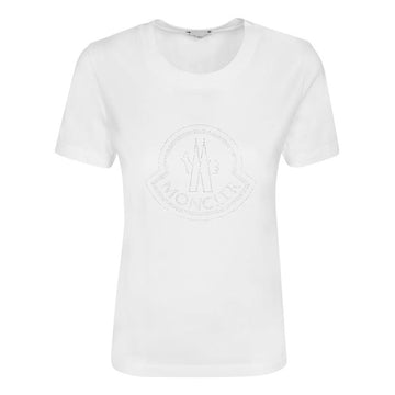 Moncler Crystal Logo T-Shirt White 8C000 34 829FB 033 58523724