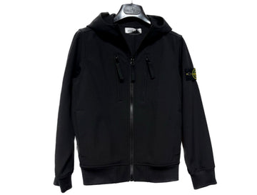 Stone Island Kids Black Windbreaker 58586480