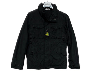 STONE ISLAND キッズ ブラック ウインドブレーカー 男の子 761640330 58586497
