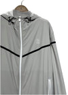 BRUNELLO CUCINELLI Grauer Logo-Hooded Windbreaker 58590501 [P]