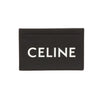 CELINE ロゴプリントカードケース ブラック 10B703 DMF 38SI 58656120 [P]