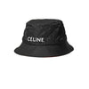 CELINE ロゴプリントキルティングバケットハットブラック 2AUB0930C 38NO 58696966 [P]