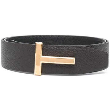 Tom Ford Reversible Belt 4CM Brown Black T Buckle TB178 LCL236G 3BN06 58818913