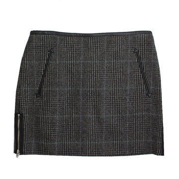 MAJE Schurwolle Karierte Minirock 44 58845060