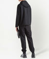 Prada Triangle Logo Black Wool Pants 59020241 [P]
