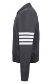 THOM BROWNE チャコールアームバンドニットジャケット 59098442 [P]