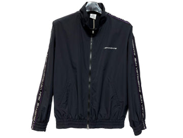 VETEMENTS ブラックロゴウィンドブレーカー 59221386