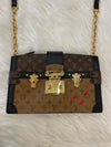 LOUIS VUITTON モノグラム リバース マルタージュ トランク ショルダーバッグ (M43596) 59457755 [P]