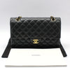 CHANEL A01112 Black Lambskin Golden Classic Medium Shoulder Bag 59459930 [P]