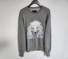 Juun.j Gray Lion Embroidery Sweatshirt 46 59639477 [P]