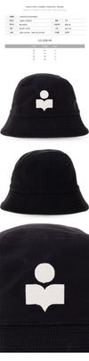 ISABEL MARANT Bucket Hat mit Logo-Stickerei Schwarz-Ecru CU001XFA A3C05A BKEC 59678439 [P]