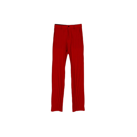 VALENTINO SV3CBA605EL レッド プリーツディテールパンツ 44 59769595
