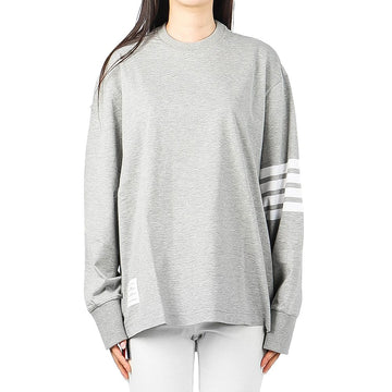 THOM BROWNE 女性 オーバーサイズ 長袖 Tシャツ (A_FJS066A 06221 055) 60002281