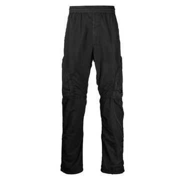 CP COMPANY CP 23FW Lens Wappen Cargo Trainingshose Schwarz 15CMPA127A 005904G 999 60015896