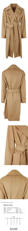 MaxMara Belted Wool Coat Camel 23FW 2360161439 006 60378868 [P]