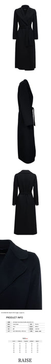 MaxMara Long Wool Coat Black 2390161033 013 60378872 [P]