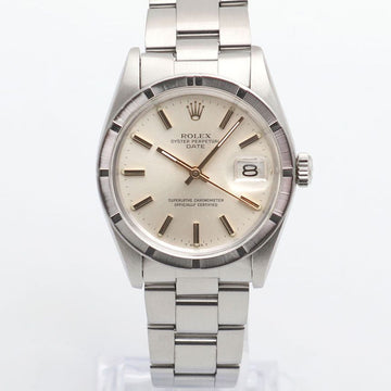 ROLEX オイスターパーペチュアル デイト 34 メンズ スチールウォッチ 1501 ゴールデンダイアル ヴィンテージ 1979年 60386650