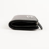 SALVATORE FERRAGAMO 22 B963 schwarze Saffiano-Leder Gancini Mittelbörse 60246621 [P]