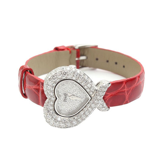 Piaget 750 White Gold Heart Diamond Watch 7508 60464978